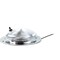 Truck-Lite Incandescent, 1 Bulb, Round Clear, Dome Light, Chrome Bracket Mount, Hardwired, Stripped End,  80350-3 - alternate 4